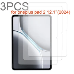 3PCS Glass screen protector for OnePlus Pad 2 12.1 12.1'' 2024 tablet protective film 9H hardness