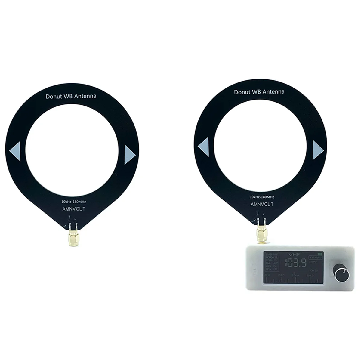 

ASJQ-SI4732 Mini Radio Receiver 9.9KHz-181MHz+2XLoop Antenna Portable Shortwave Radio Receiver SW LW AM FM SSB SI4732 Radio A