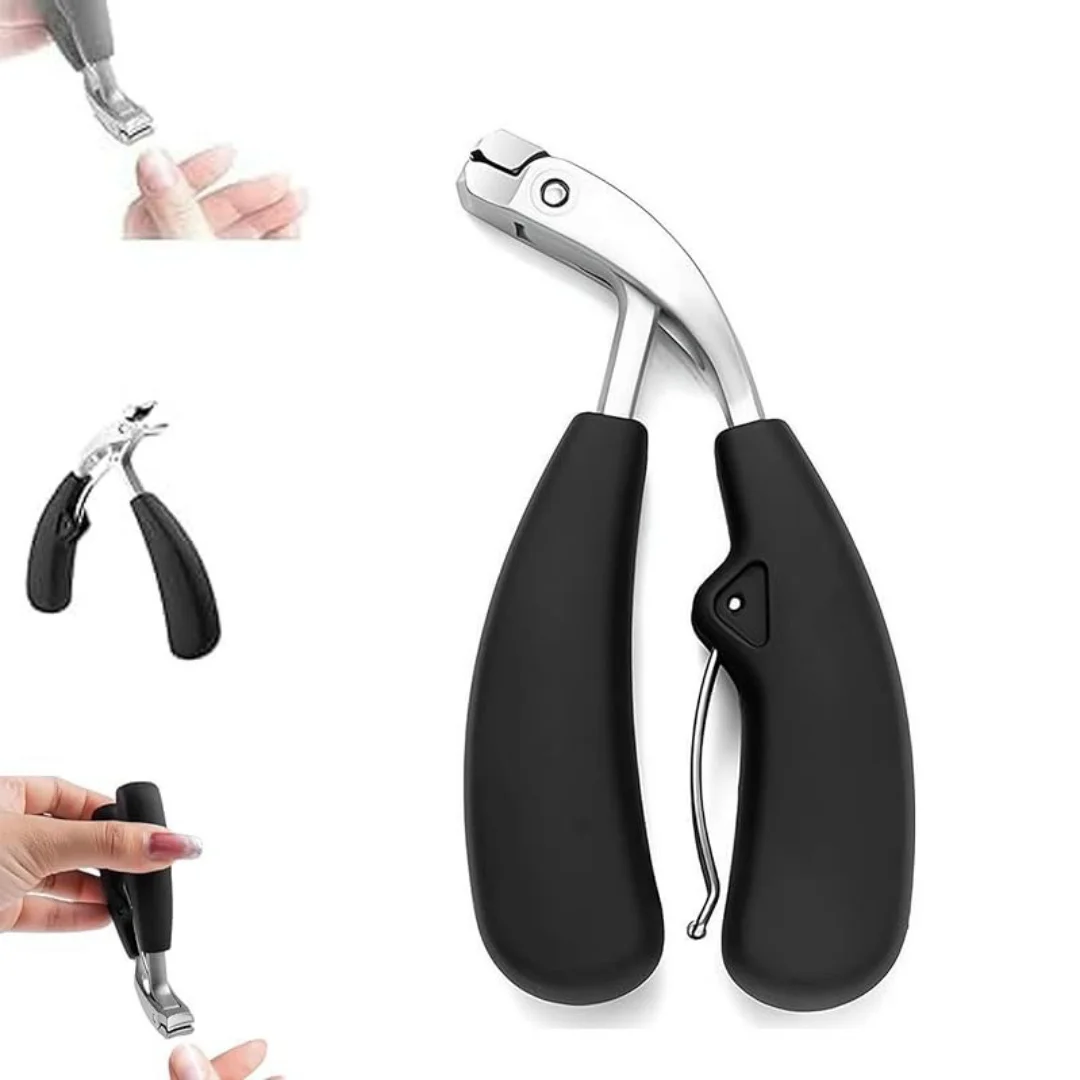 Modern Stainless Steel Large Opening Nail Clippers,Professional Ingrown Toe Nail Clippers for Thick Nails, Head Toenail Clippers