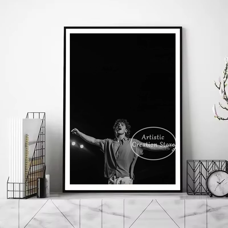 Pop Singer Benson Boone Portrait Fireworks&Rollerblades Classic Music Aesthetic Poster Canvas Painting Wall Pictures Home Decor