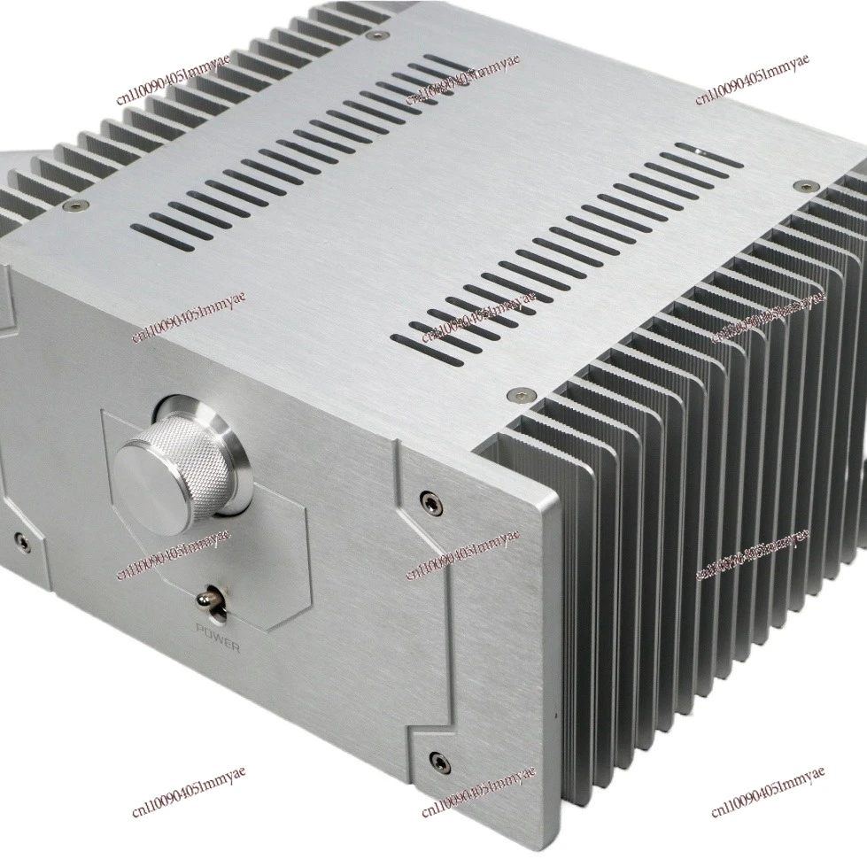 

All-aluminum chassis, all-silver, heat dissipation power amplifier chassis on both sides