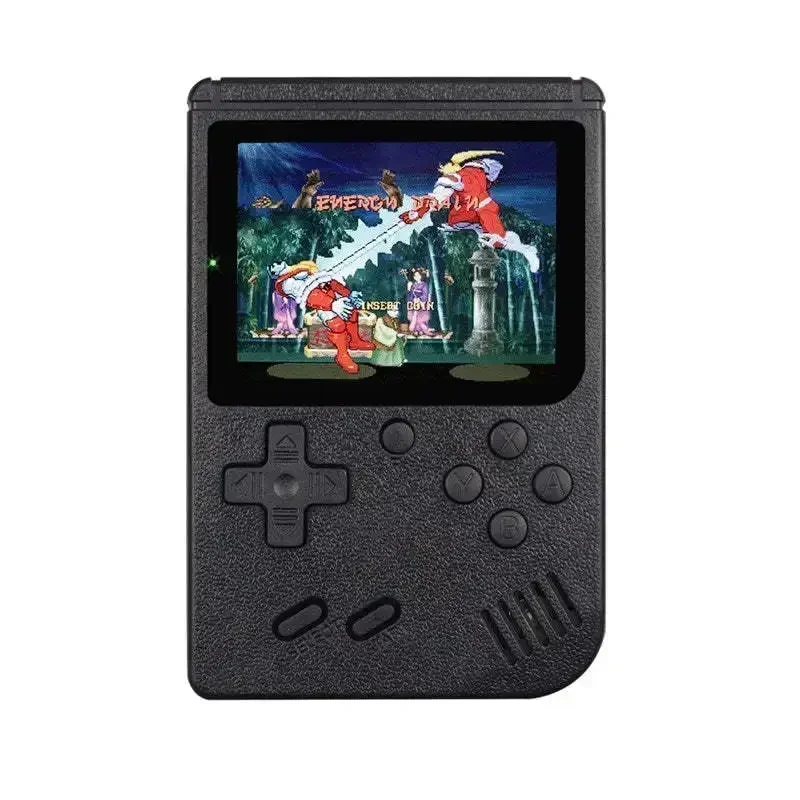 Marios Portable Video Game Console 3 Inch Handheld Connect TV Built-in Color Player with 400 Classic Games Kids Gift