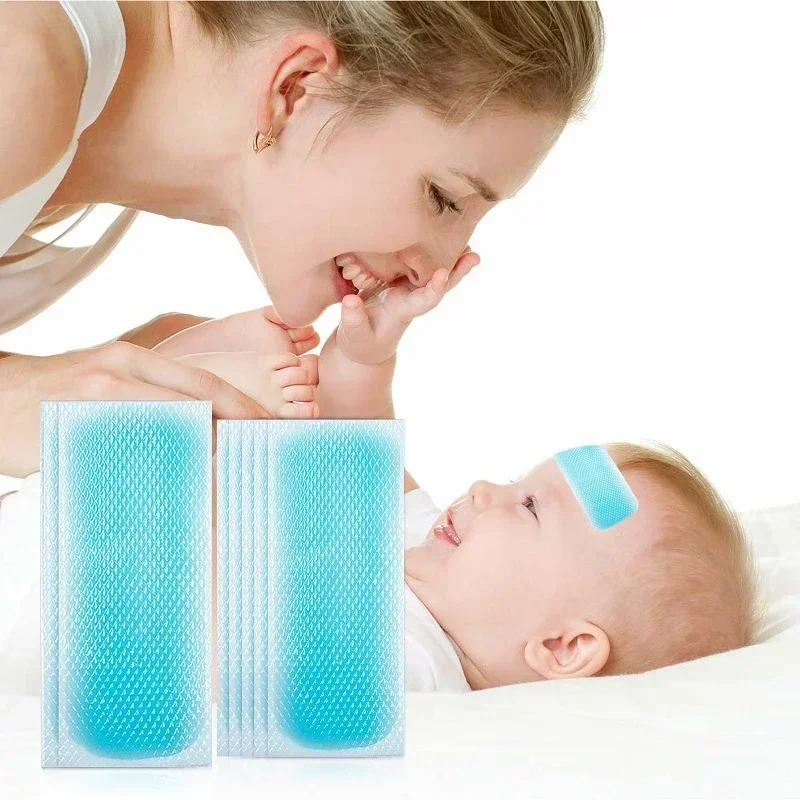 Mobile Phone Cooling Patches Multifunction Lower Temperature Ice Gel Hydrogel Cooling Gel Patch for Baby Adult Cooling Gel Patch