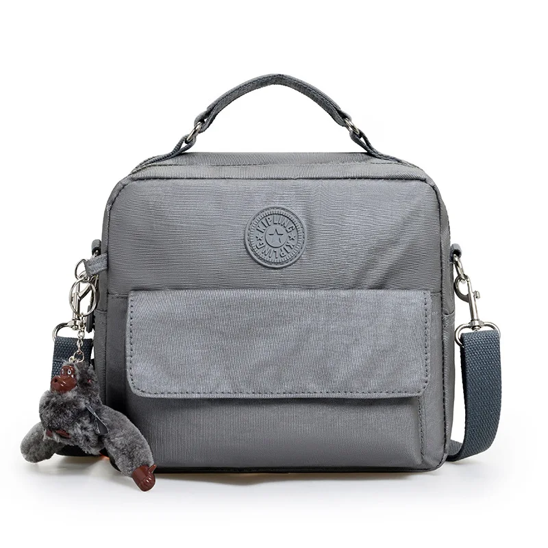 

2025 Washable Canvas Monkey Crossbody Bag - Stylish Unisex Shoulder Purse for Daily Use (Black/Beige)