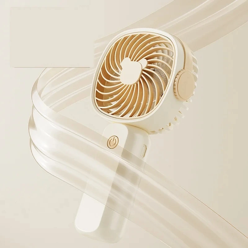 พัดลม USB มือถือแบบชาร์จได้พัดลมแบบพกพาขนาดเล็กเครื่องทำความเย็นขนาดเล็กตั้งโต๊ะพัดลมระบายความร้อนกลางแจ้งพัดลมระบายอากาศพัดลมมือถือสำหรับเดินทาง