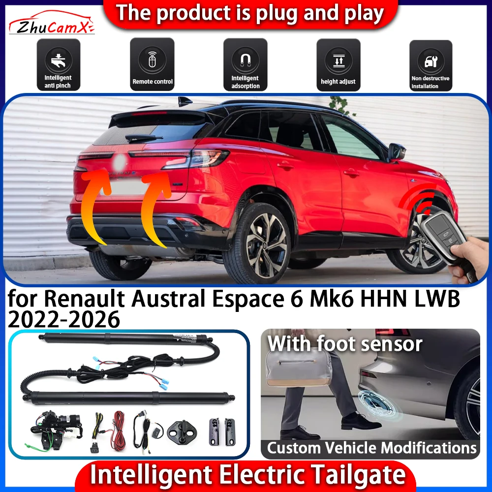 

Smart Powered Tailgate System for Renault Austral Espace 6 Mk6 HHN LWB 2022-2026 Automatic Intelligent Electric Trunk Control