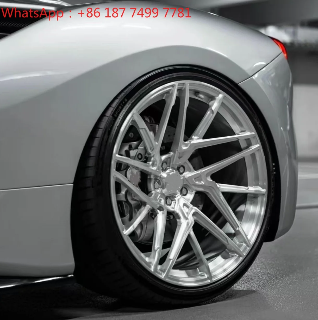 18 19 20 21 22 23 24 Inch Polished Brushed Chrome High Performance 6061-T6 Monoblock Forged Passenger Car Wheel Rims