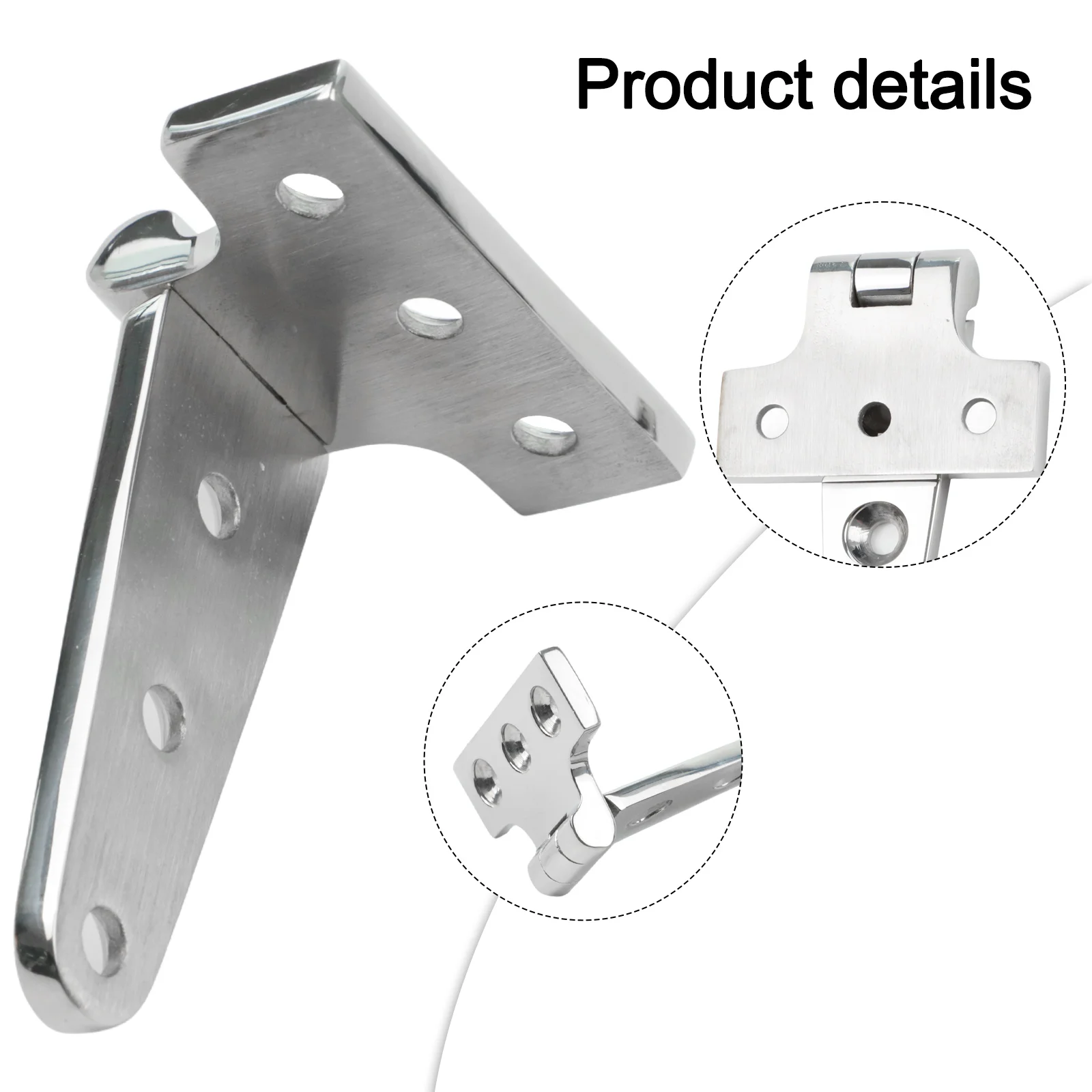 

316 Stainless Steel Heavy Duty T Hinges with Screws Designed for Marine Environments and Cabinet Installations