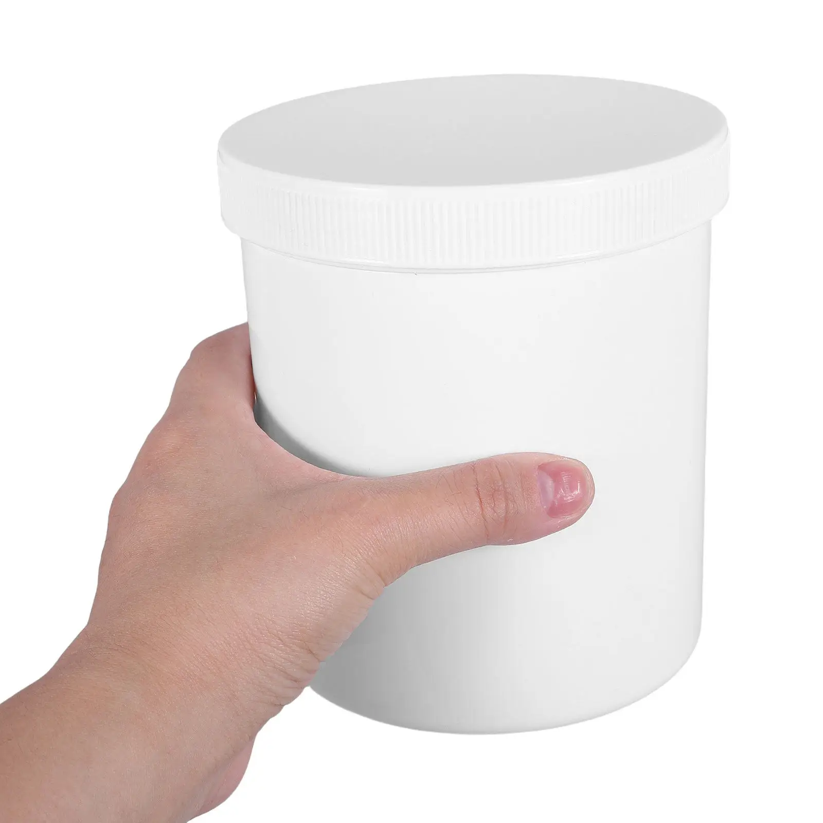 2Pcs Wide Neck Plastic Paint Storage Buckets Leak Proof Small Paint Containers for Ink Pigment Watercolor Leftover Storage