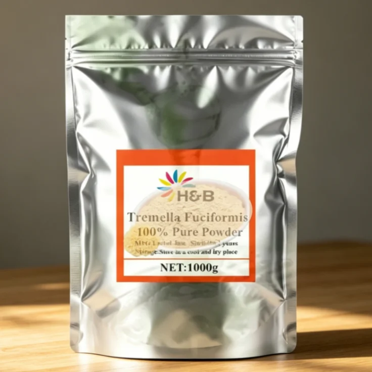 

Customized Refillable bags for Raw Materials Powder 100% PureTremella powder Aluminum Foil Bag Packing for Fast Shipping