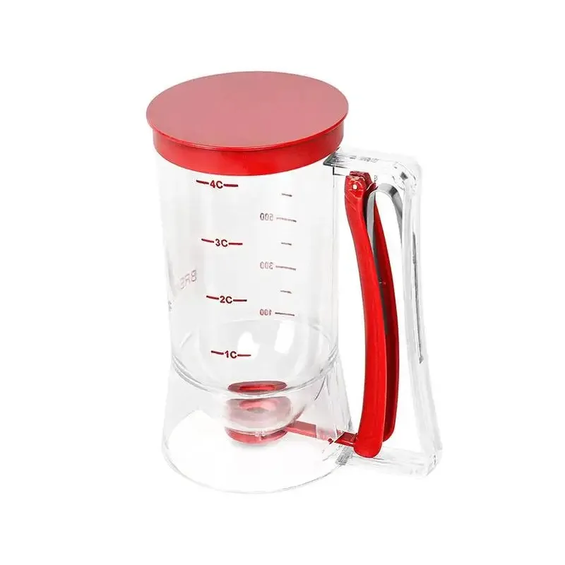 

Pastry Dispenser Pastry Funnel Handheld Liquid Dispenser with Scale Baking Measuring Cup