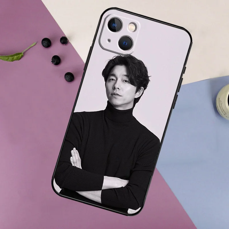 Kpop Gong Yoo Phone Case For iPhone 11 12 13 14 16 15 Pro Max Mini 7 8 Plus X XR XS Max Bumper Cases Cover