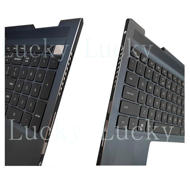 f For Dell Inspiron 16Plus 7610 Laptop Keyboard Palmrest Upper Case Blue 0YRKJM