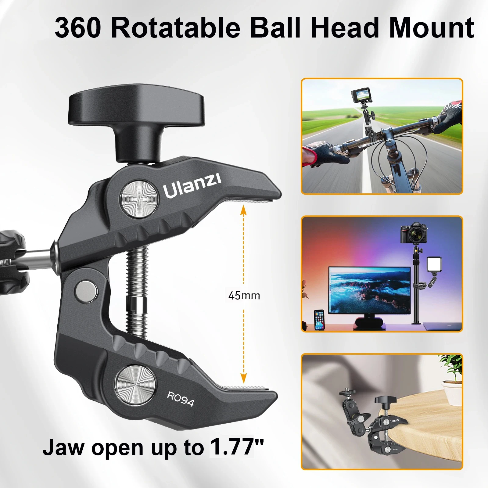 Ulanzi R094 SLR Camera Magic A - огляд і ціна Monitor Arm Clamp