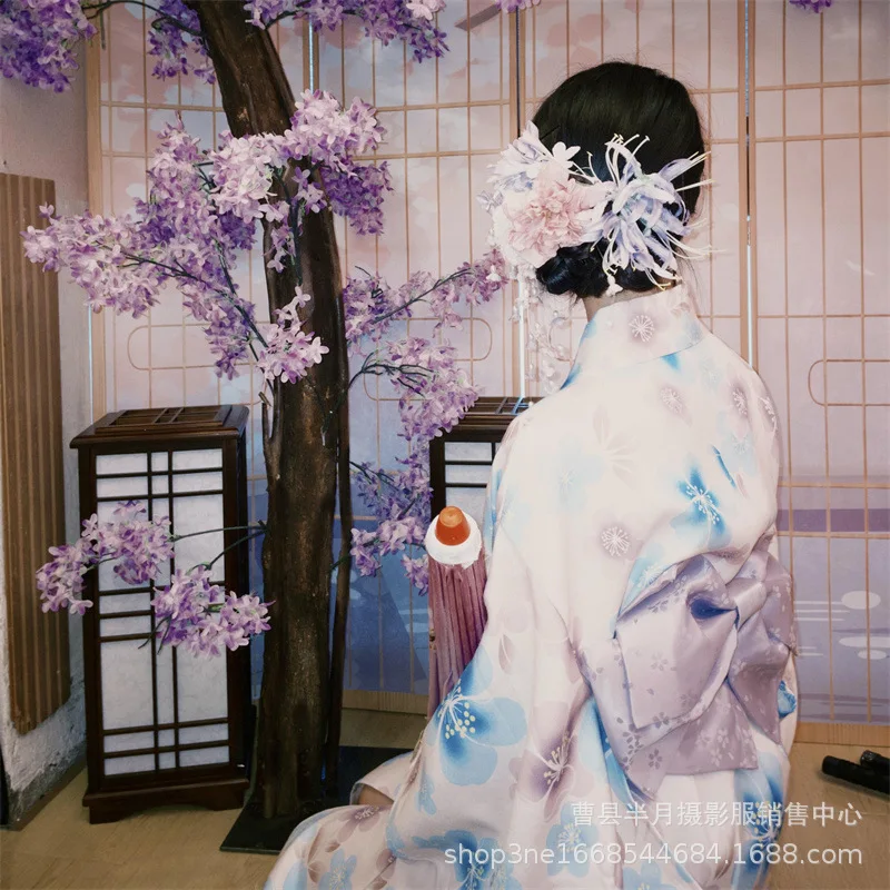 Kimono Women's Dress Traditional Improved Japanese Photo Sister Photo Art Photo God Girl and Clothing