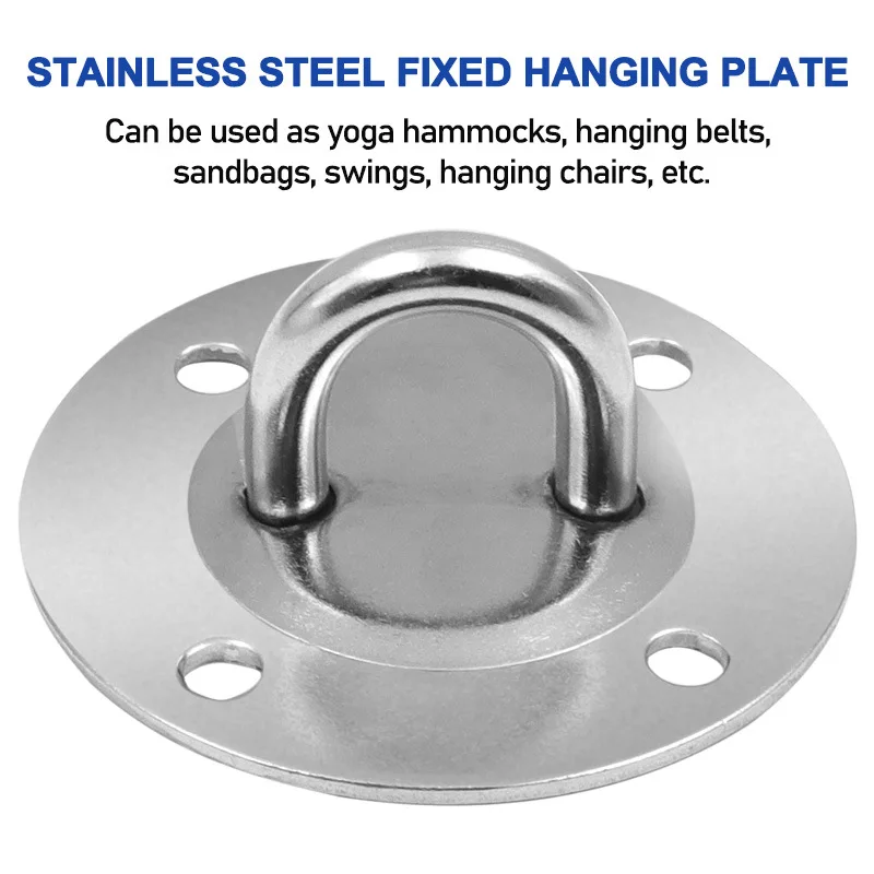 304 Stainless Steel Suspension Bracket Hammock Mount Ceiling Hook Anchor Hanger for Outdoor Hanging Swings Chairs Hammocks