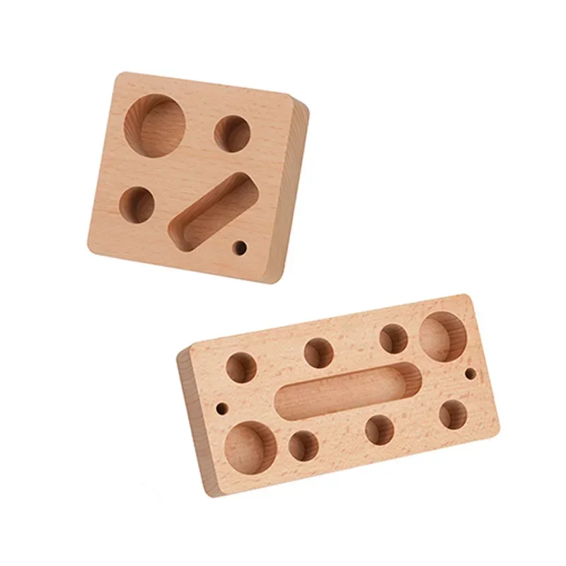 

HSIANG HMT-22009/10 Model Tool Storage Base - Scissor Pliers Wooden Assembly Storage Rack for DIY Hobby