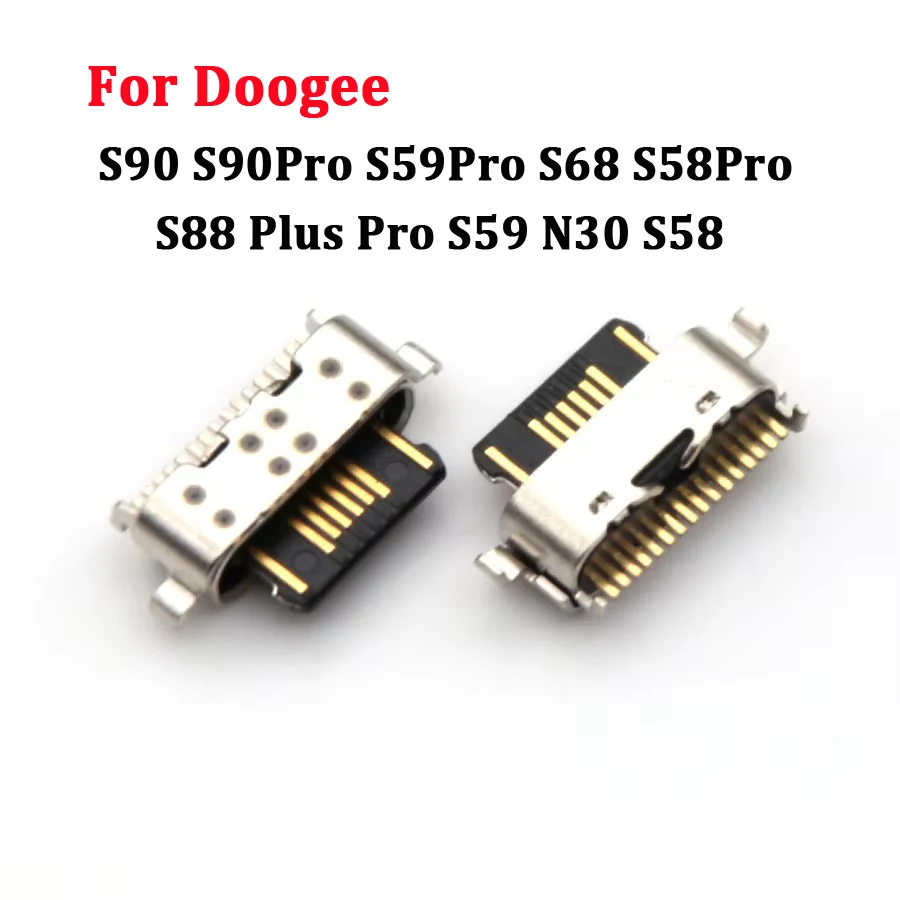 1-10Pcs Charging Dock USB Charger Port Connector Type C Plug For Doogee S90 S90Pro S59Pro S68 S58Pro S88 Plus Pro S59 N30 S58