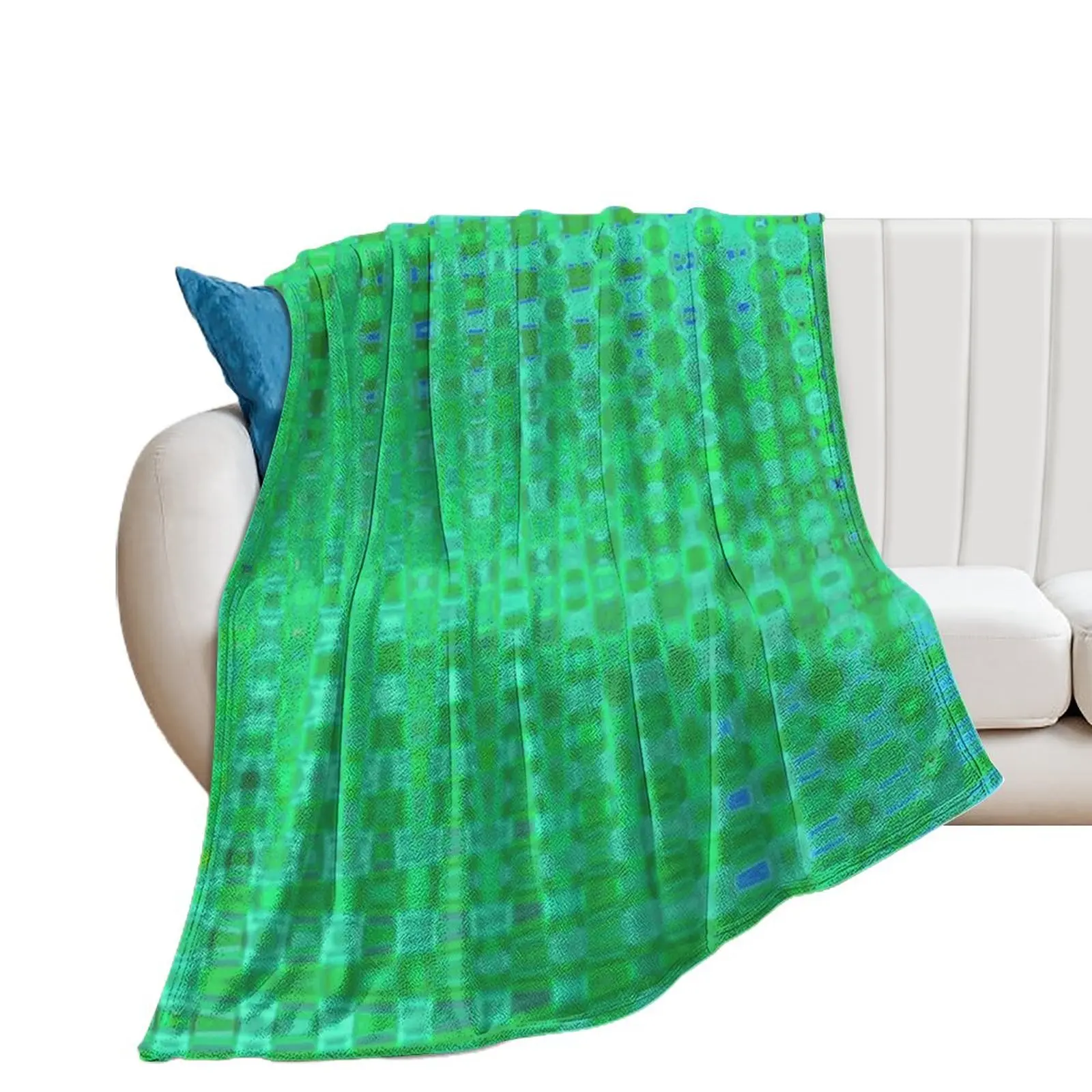 Green flare Throw Blanket cosplay anime Vintage Bed Blankets