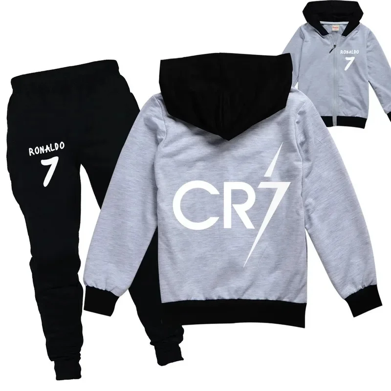 (#^.^#) 2026 New Cristiano Ronaldo CR7 Cosplay Costumes Football Idol Zipper Hoodies Pants ren High Quality Cotton Cl →_→LOOK ME view 6