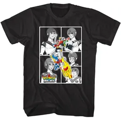 VOLTRON T Shirt Force Robot Pilots 80's Comic Series