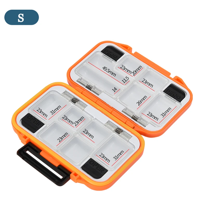 Waterproof Fishing Tackle Box fishing Accessories Tool Storage Box Fish Hook Lure Fake Bait Boxes Carp For Fishing Goods