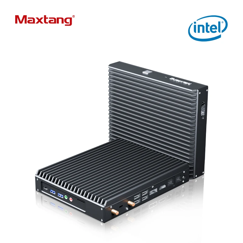 Maxtang V1605B Fanless Mini PC with AMD Ryzen Quad Core Processor for Windows and Linux