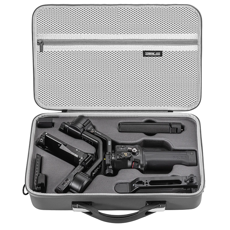 For DJI RS5 Travel Carrying Case Portable Storage Bag PU Shoulder Bag For DJI Ronin RS 5 Handheld Stabilizer Accessories