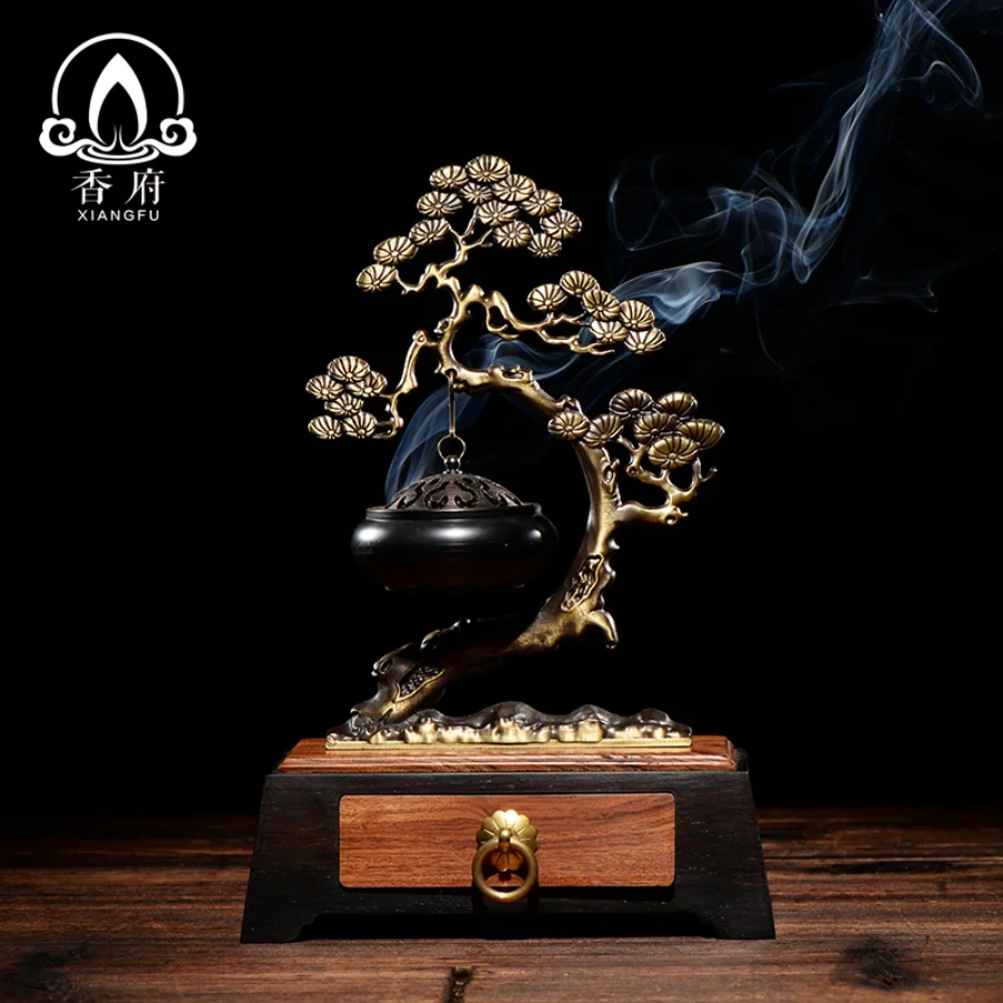 Stand Cone Incense Burner Holder In Metal Personalized Circle Incense Holder For Smoke Gold Trendy Round Incienso Soporte Zen