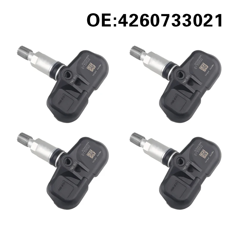 4 Uds coche para Toyota Corolla RAV4 Yaris Avalone CT200h RX350 RX450h 42607-33021 4260733021   PMV-107J Sensor de presión de neumáticos TPMS