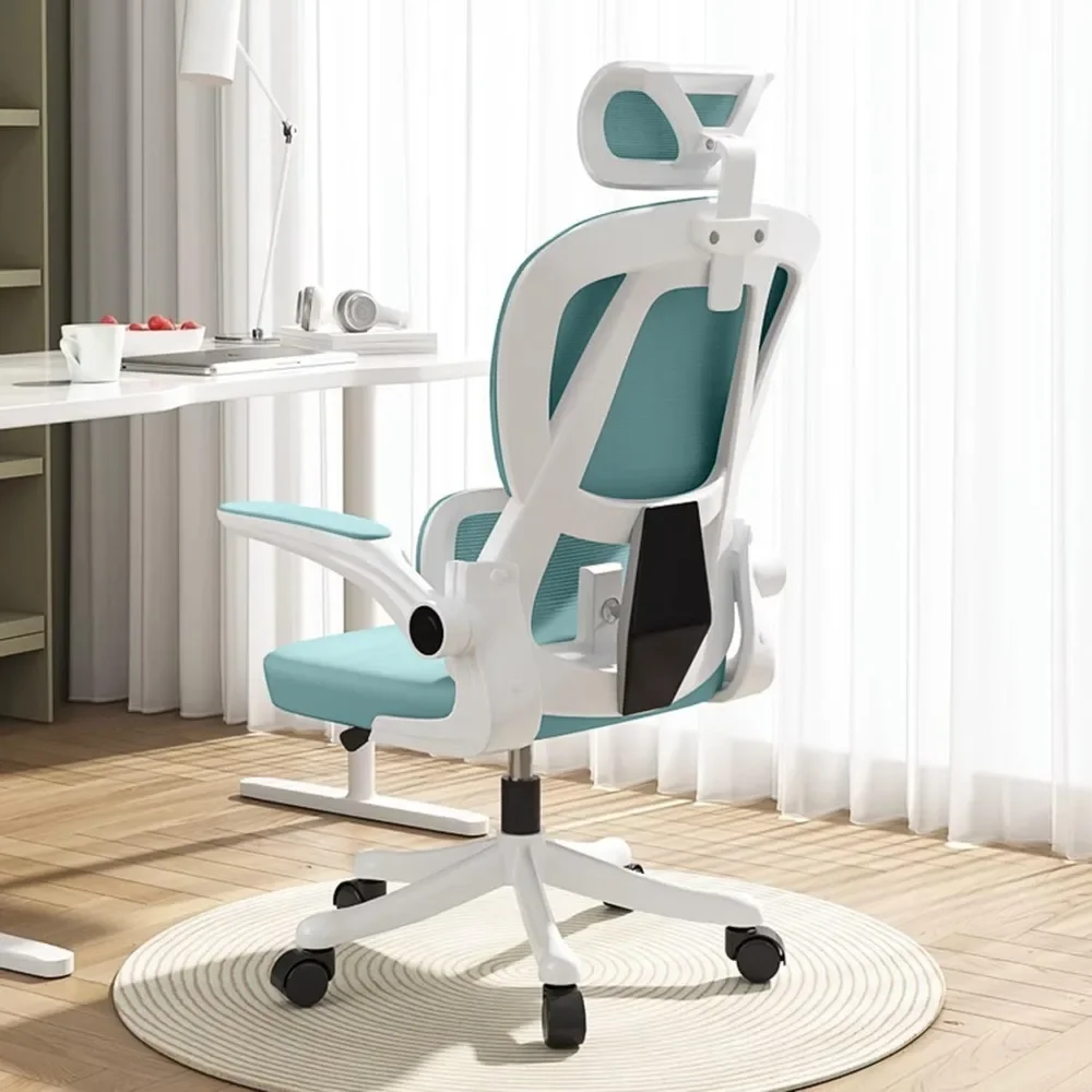 Computer Chair Office Chair High Back Office Chair With Lumbar Support Adjustable Headrest 3D