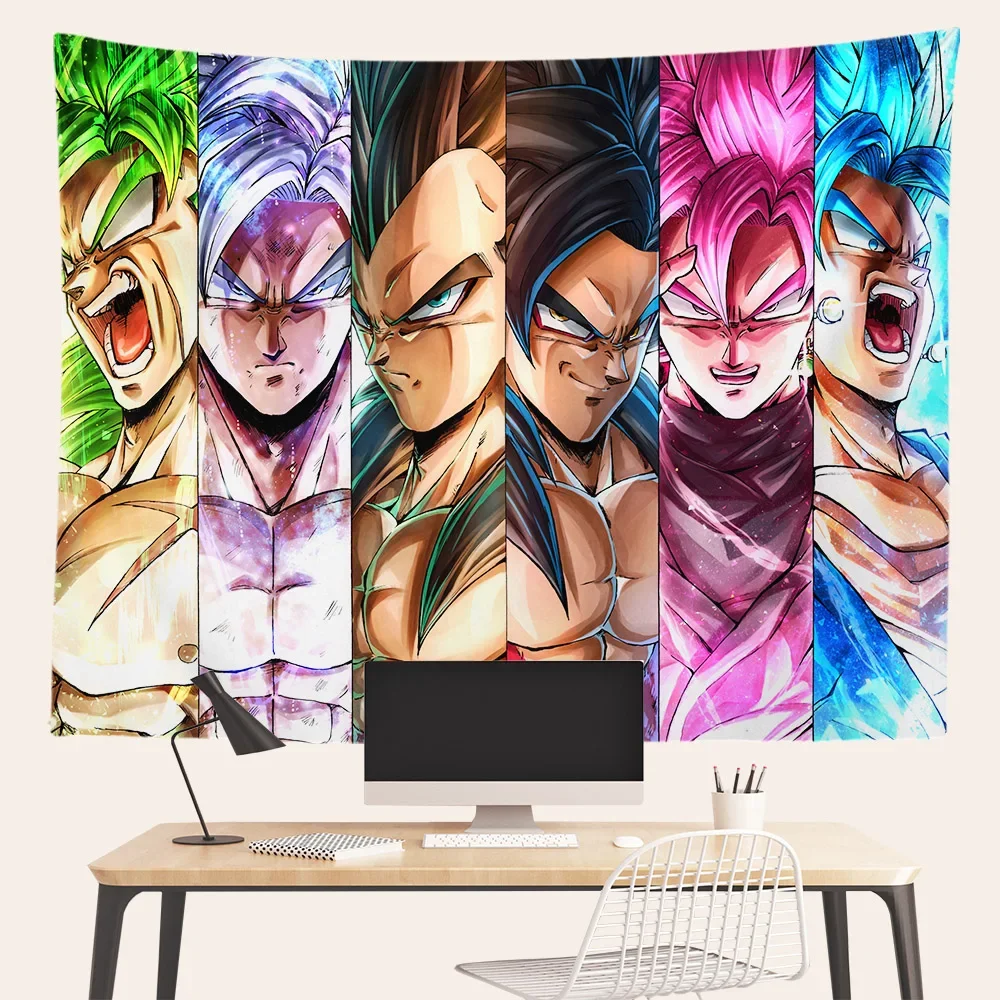 Anime Tapestry Wall Hanging Kawaii Room Decor Boho Hippie Bedroom Background Large Fabric Wall Tapestr Home Aesthetic Decoration