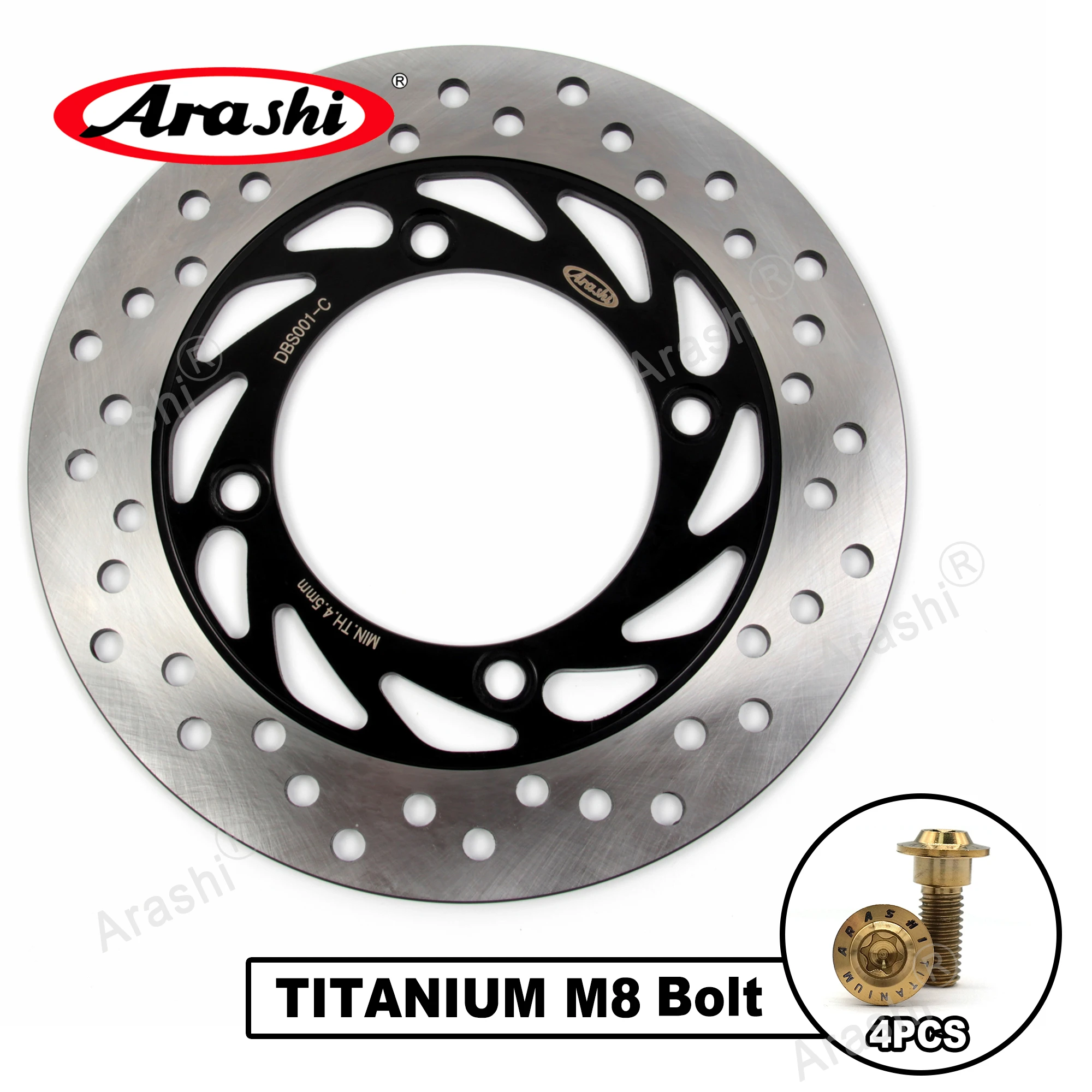 

Arashi Front Brake Disc For HONDA JAZZ 250 2001 2002 2003 2004 CNC Fixed Brake Rotors Jazz 250 2001-2004