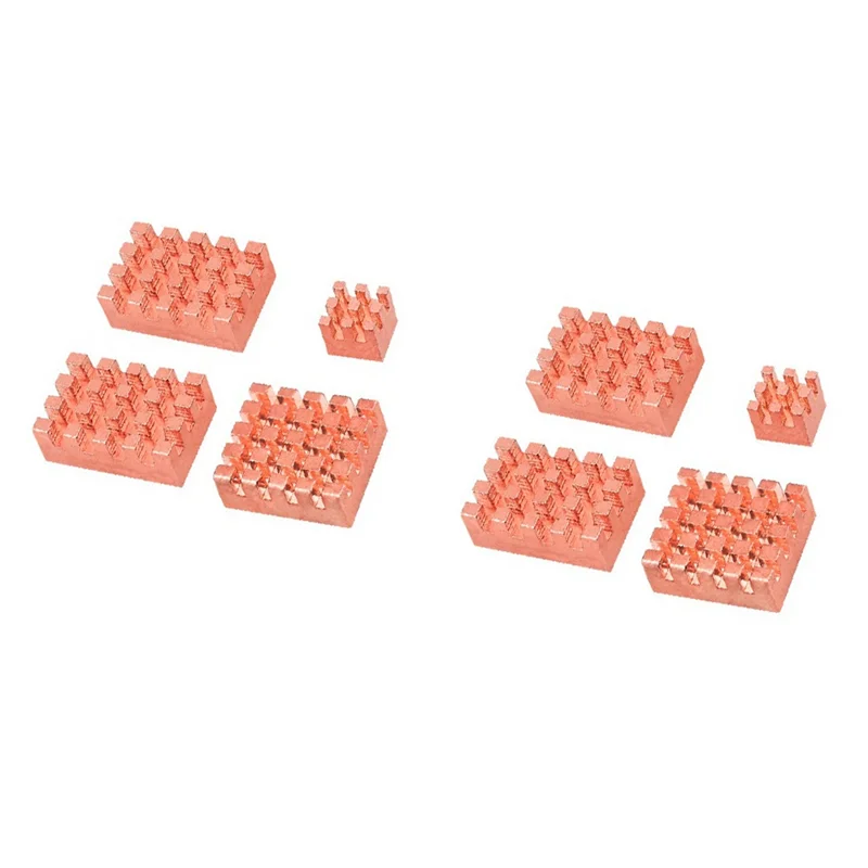 8 PCS Heatsink Heatsink CPU Cooler With Thermal Tape As Shown For Raspberry Pi 5