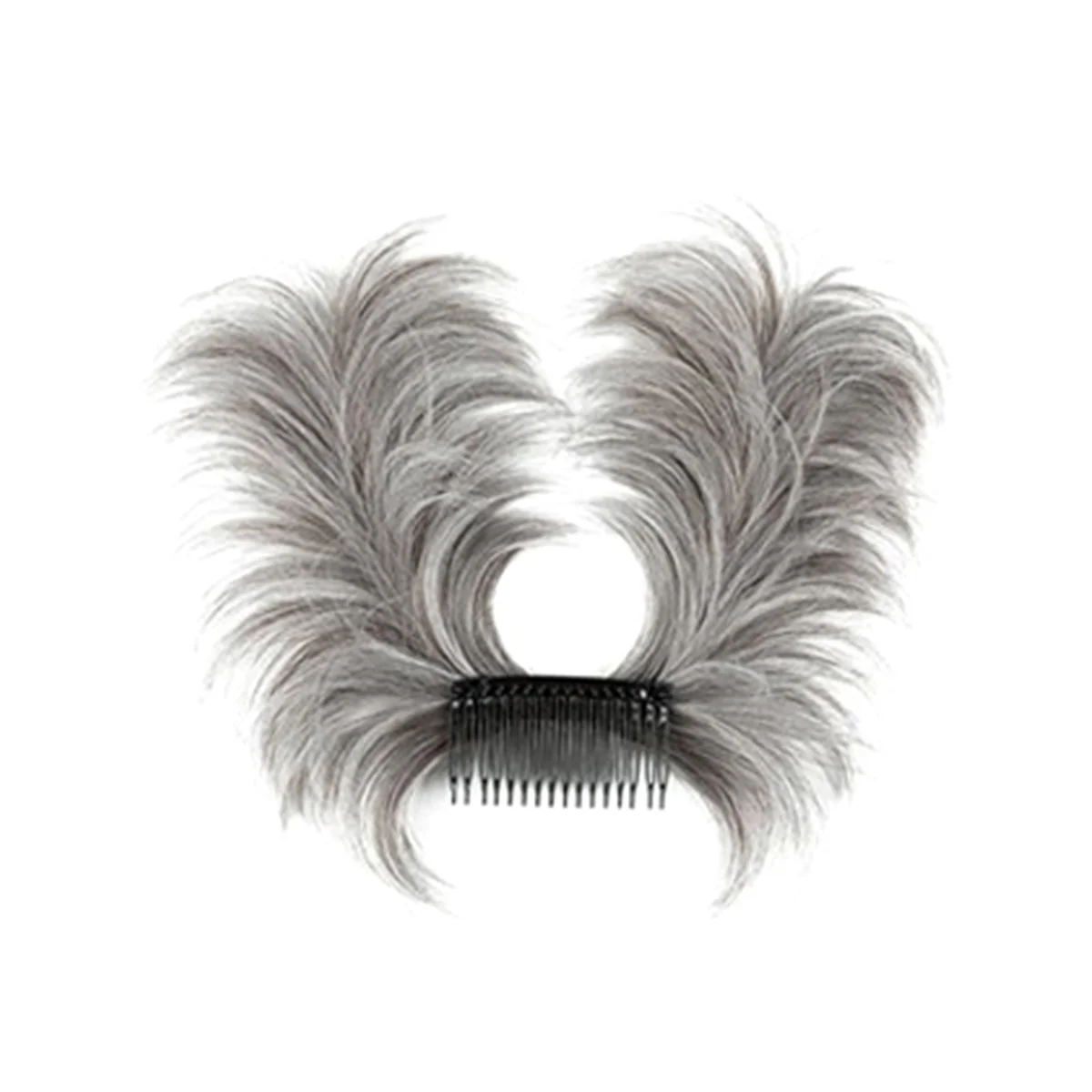 Hiasan rambut cepol berantakan, klip sisir samping dalam rambut cepol rumbai, hiasan rambut Updo untuk wanita dapat diatur