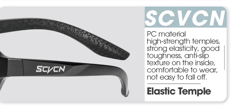 SCVCN Neue Radfahren Gläser Fahrrad Sonnenbrille UV400 Sport Brillen Outdoor MTB Brille Fahrrad Frauen Männer Reiten Wandern Sonnenbrille – Detail 9