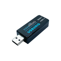 USB2RIG USB Sound Adapter TTL/232 Level USB Audio Adapter USB Sound Card Connector Adapter for KENWOOD YAESU ICOM Business Radio