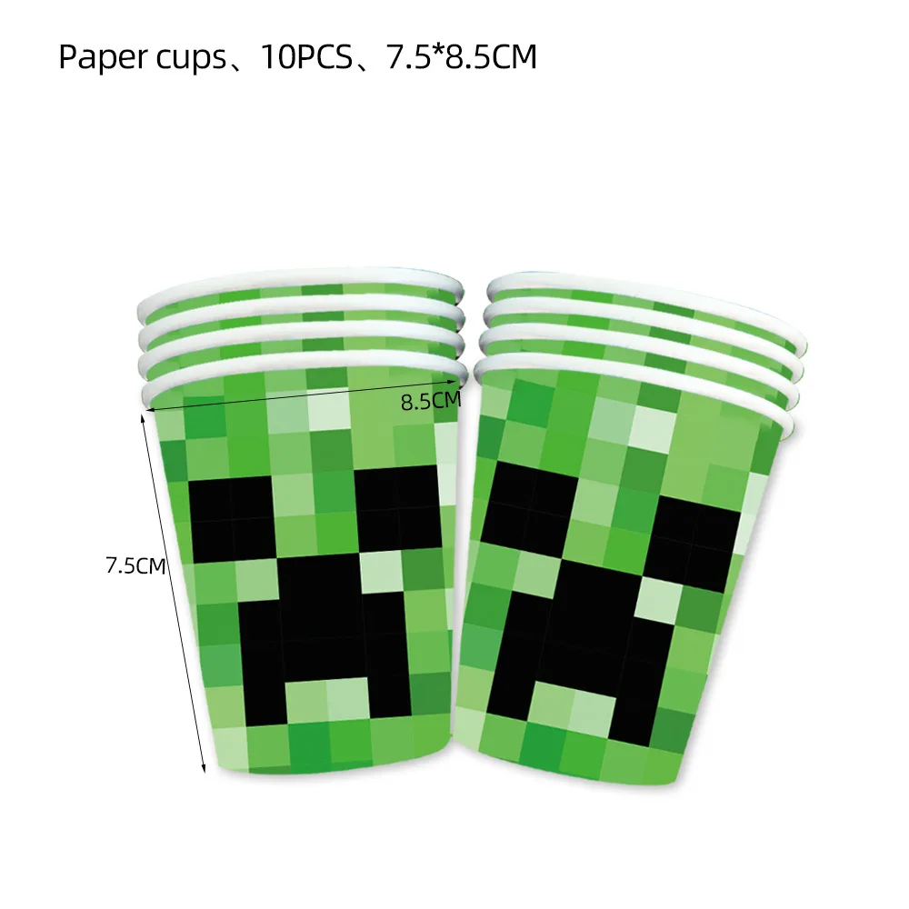 أدوات المائدة المناديل الورقية أكواب لوحات خلفية مفرش المائدة للأطفال حفلة عيد ميلاد زينة حقائب للهدايا بالونات كعكة القبعات العالية