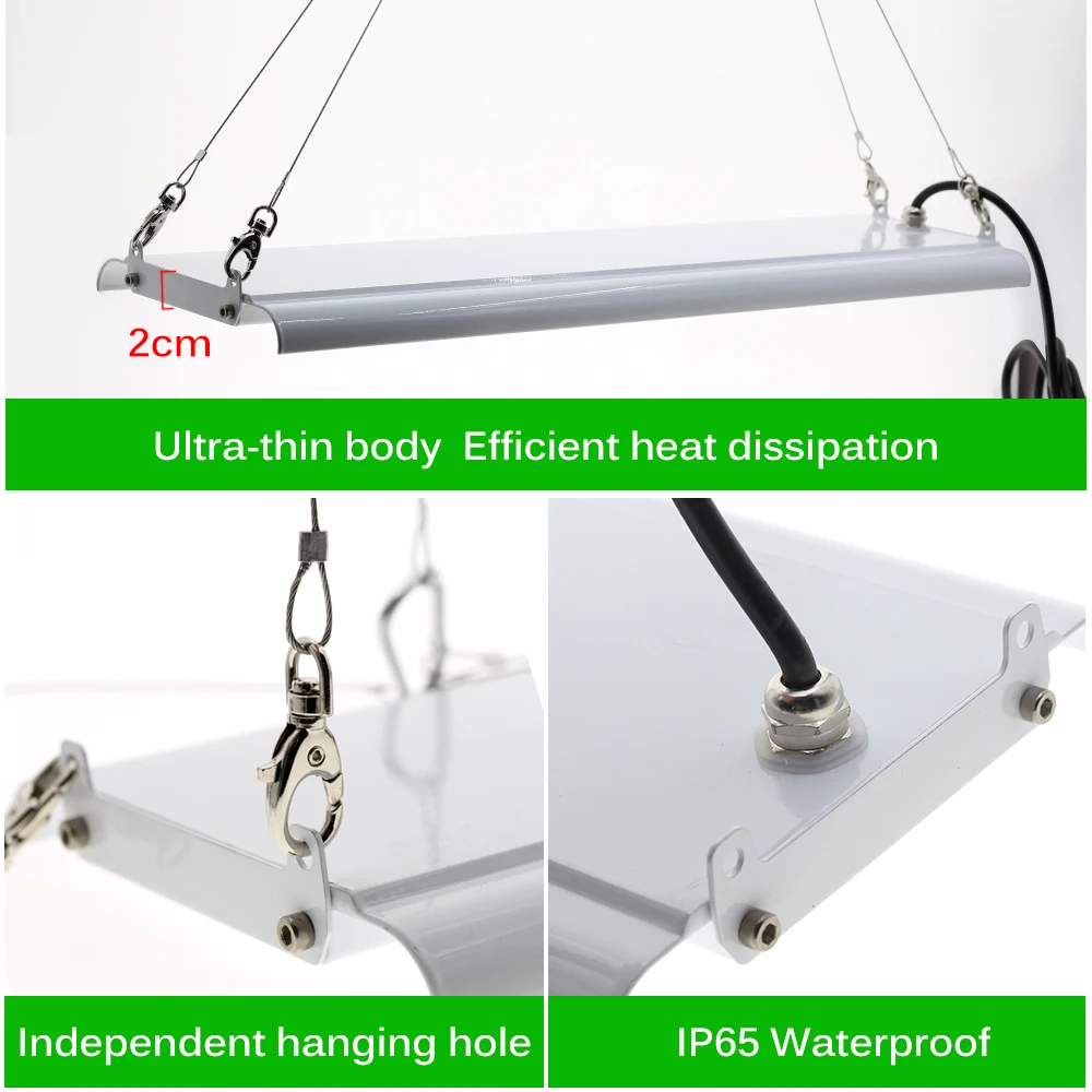 1000w led crescer espectro completo de luz AC85-265V 80w phytolamp à prova dwaterproof água crescente lâmpada para plantas de interior estufa tenda seedings