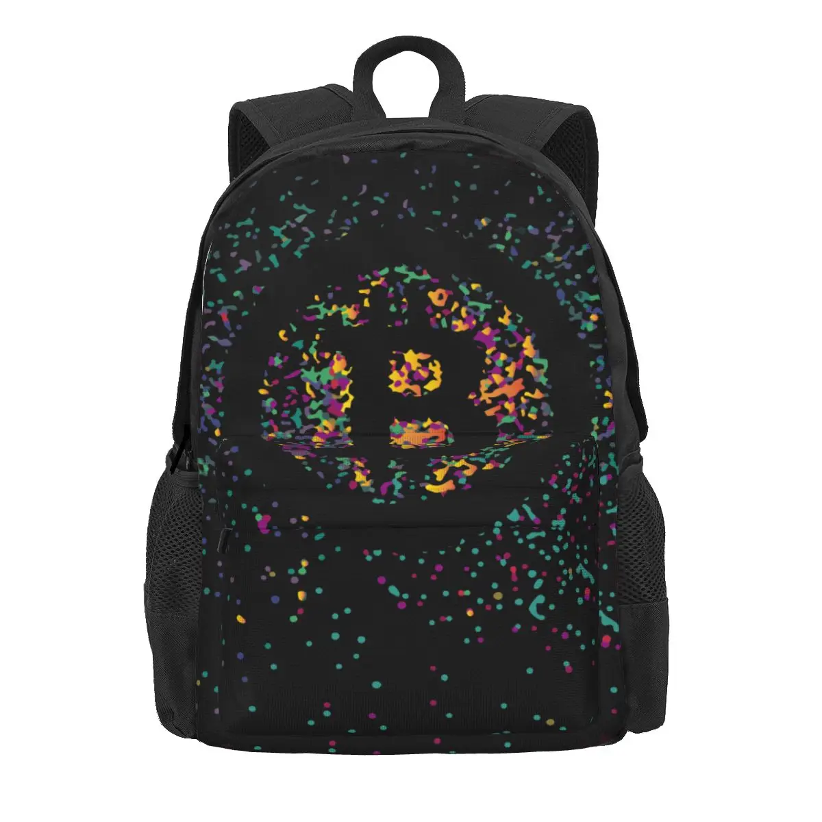 

BitNodes Cryptocurrency Women Backpack Student School Bag Bitcoin Satoshi Nakamoto Backpack Teenage Large Capacity Rucksack