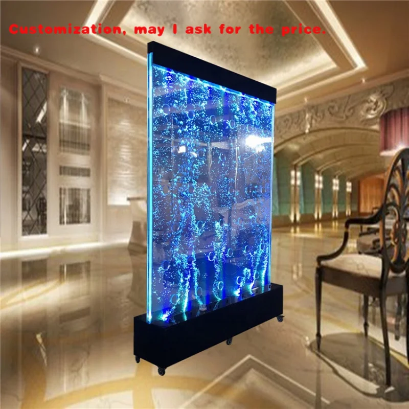 

custom.Interior Design Restaurant Aquarium Bubble Wall Room Dividers Cheap