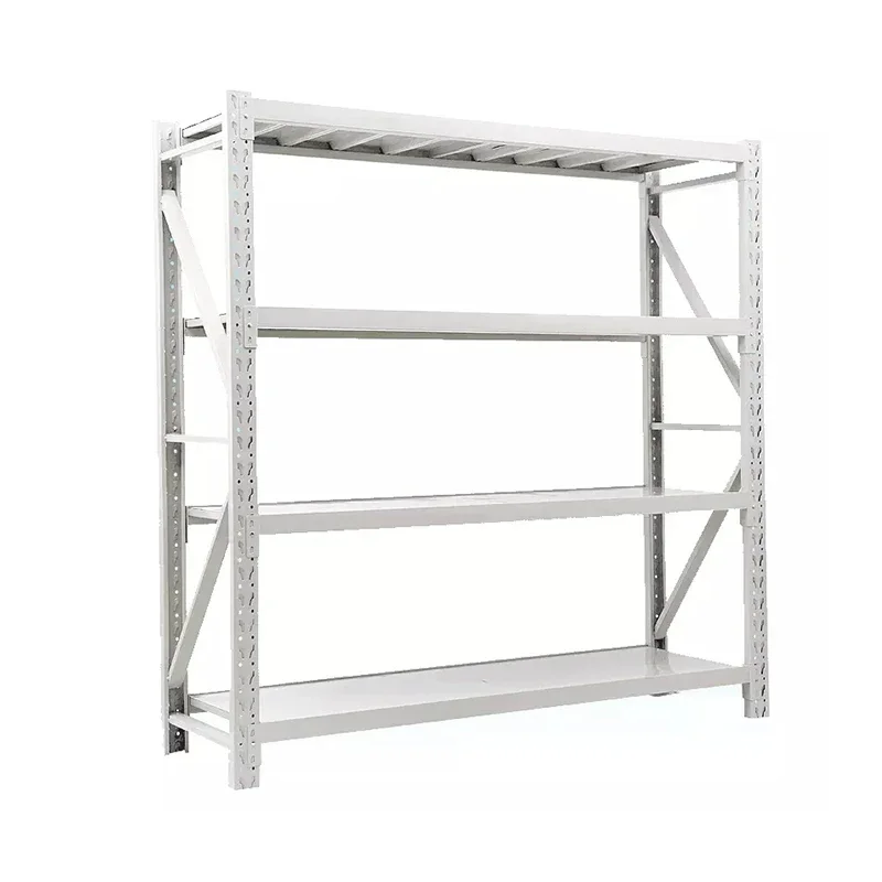 

Adjustable Steel Shelving Rack Industrial Shelving Light Middle Duty Metal Storage Rack