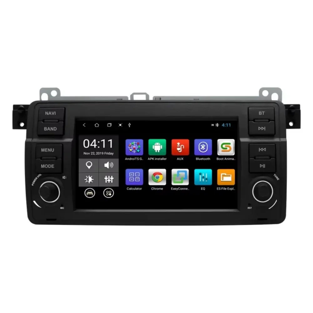 BMW 3 Series E46 M3 318/320/325/330/335 1998-2005 Radio Android Player 7-inch Touch Screen Car Multimedia