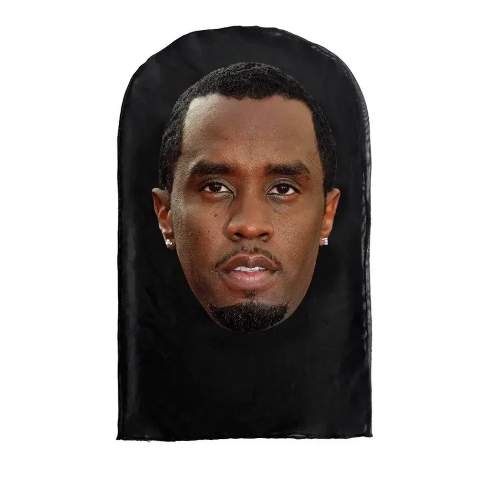 Cosplay 3D Gedrukt Kanye Masker Stretch Mesh Volgelaatsmasker Mannen Vrouwen Rollenspel Hoofdtooi Halloween Mode Bivakmuts Hoofdtooi