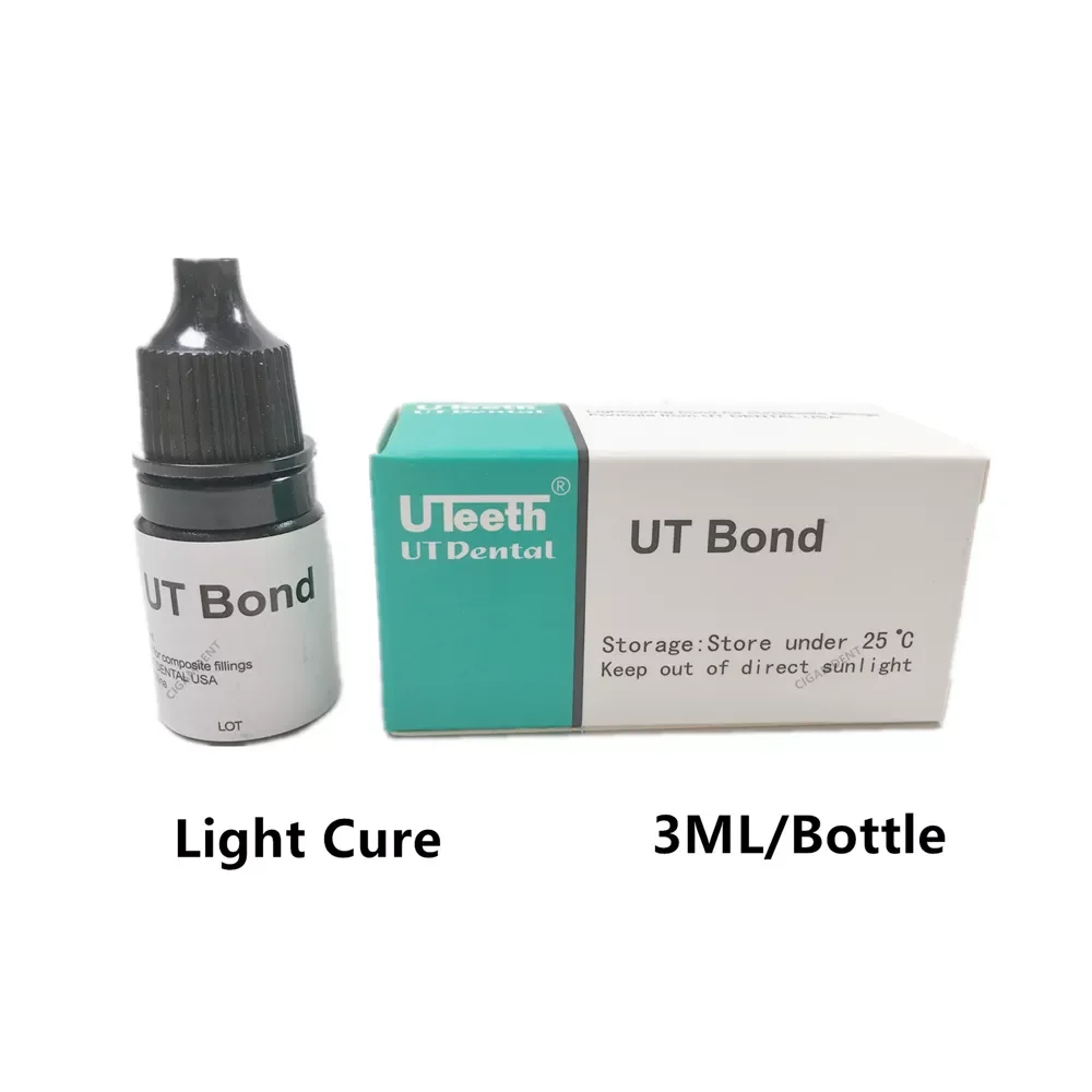 UT Dental Bond Glue Light Cure Adhesive Composite Resin Bonding Agent Teeth Filling Material 3ML/Bottle