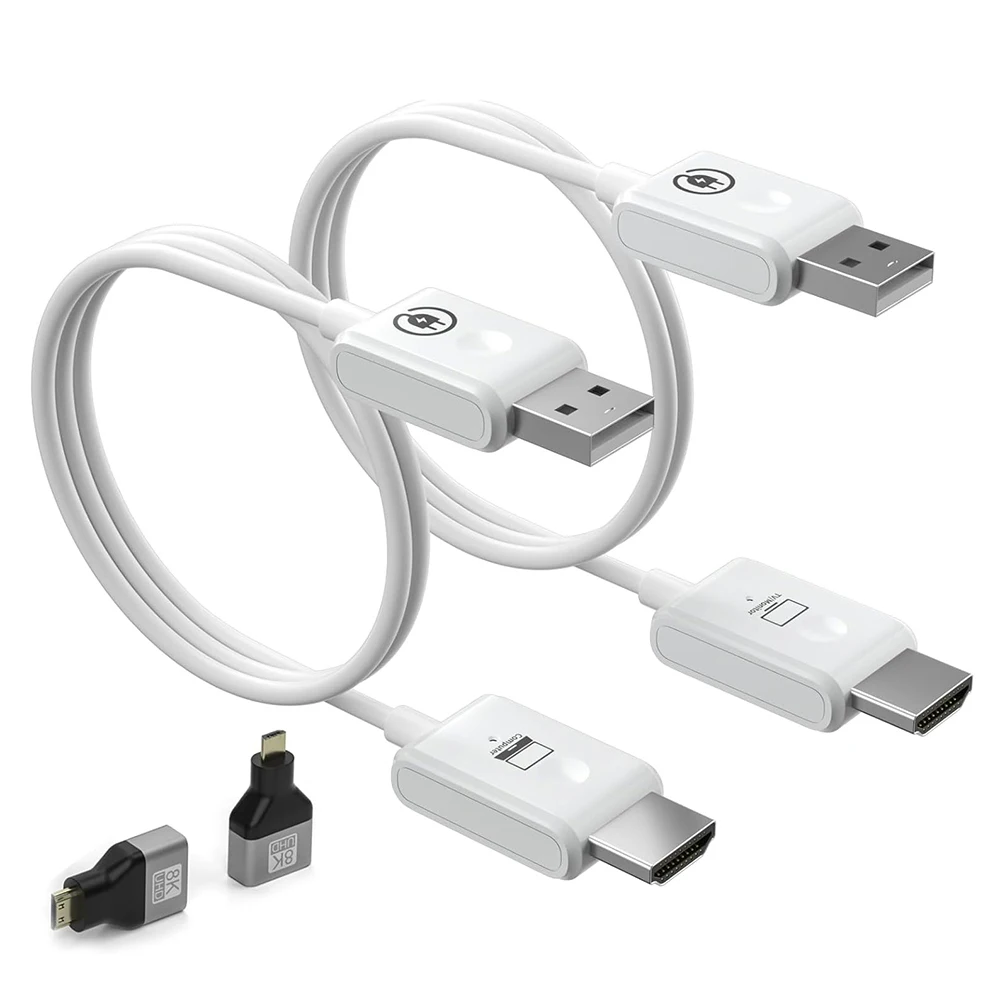 

100FT/30M Wireless HDMI-compatible Transmitter and Receiver 1080p@60Hz Plug & Play Stream Video from PC Laptop to TV/Projector