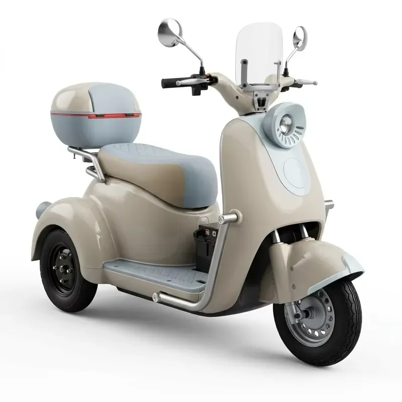 Electric Tricycle for Adults 3 Wheel Open Body Cargo Use Passenger Vintage Style 60V 100W 200-300kg Wholesale