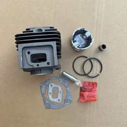 CYLINDER PISTON ASSY 1E44F-5 44F-5 44-5 BG520 CG520 44MM 52CC ZYLINDER ASSEMBLY PISTON KIT RING PIN CLIP REBUILD TRIMMER PARTS