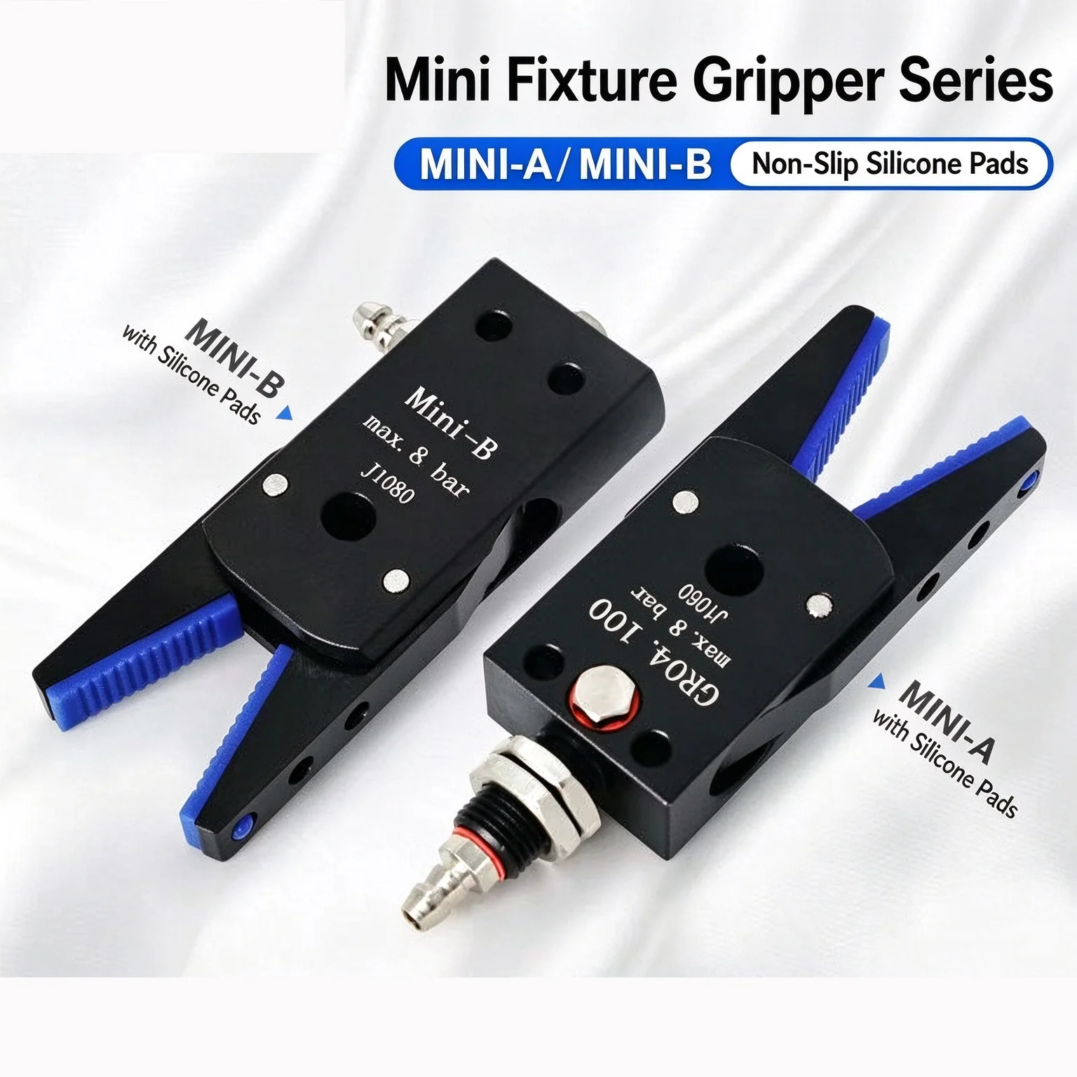 STAR Type Mini Gripper Manipulator Fixture Magnetic Induction Antiskid Cover Injection Molding Manipulator Accessories