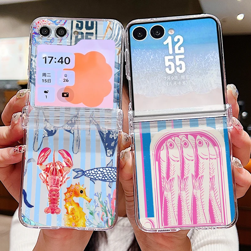 Sardines Crab Pattern Phone Ca - đánh giá và giá Phone Cases Z Fold 4